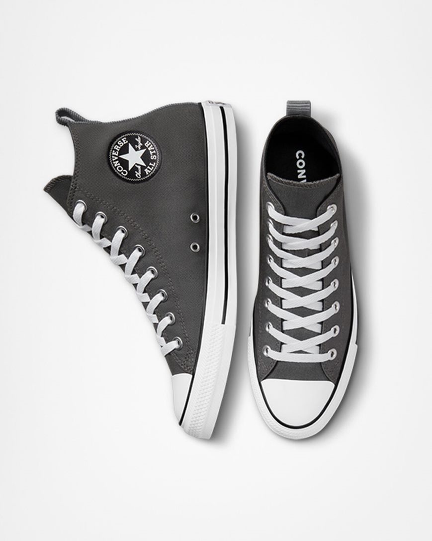 Women's Converse Chuck Taylor All Star Workwear High Top Shoes Grey / Black | AU 13864U